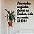 Placa "Na minha angústia clamei ao Senhor..." - Acríl. Preto - Imagem 1