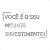 Espelho Decorativo VOCÊ É O SEU MELHOR INVESTIMENTO Prata - Imagem 2