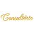 Palavra Decorativa Espelhada "Consultório" - Acrílico Dourado - Imagem 2