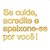 Espelho Se cuide, acredite e apaixone-se por você! - Dourado - Imagem 2