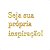 Espelho "Seja sua própria inspiração!" F2 - Acrílico Dourado - Imagem 2