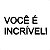 Placa Decorativa "Você é incrível!"- Acrílico Preto - Imagem 2