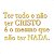 Espelho "Ter tudo e não ter CRISTO...não ter NADA."- Dourado - Imagem 2