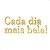 Espelho Decorativo "Cada dia mais bela!" F2 - Acríl. Dourado - Imagem 2