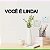 Placa decorativa "Você é linda!" 50cm - Acrílico Preto - Imagem 1