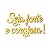 Espelho Frase Seja forte e corajosa! - Acrílico Dourado - Imagem 2