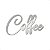 Espelho Decorativo "Coffee" 30cm - Acrílico Espelhado Prata - Imagem 1