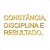 Espelho "CONSTÂNCIA, DISCIPLINA E RESULTADO" - Acr. Dourado - Imagem 2
