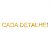 Espelho Decorativo "Cada detalhe!" - Acrílico Dourado - Imagem 2