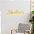 Espelho Decorativo "SHALOM" - Acrílico Espelhado Dourado - Imagem 1