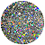 Glitter Flocado Prata Holográfico - Imagem 1