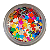 Glitter Estrelas Coloridas 3g - Imagem 1