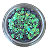 Glitter Flocado Verde Magic Holo 3g - Imagem 1