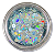 Glitter Flocado Prata Holo 3g - Imagem 1