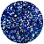 Glitter Flocado Azul Sereia Matrix - Imagem 1