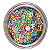 Glitter Flocado Mix Colorido 3g - Imagem 1