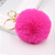 Chaveiro Pompom Pelúcia Rosa Pink - Imagem 1