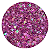 Glitter Flocado Rosa Barbie Holo Colors - Imagem 1