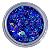 Glitter Flocado Azul Opera 3g - Imagem 1
