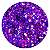Glitter Flocado Roxo Holo Colors - Imagem 1