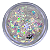Glitter Flocado Floco de Neve Brilhante Holo 3g - Imagem 1