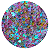Glitter Michey Formatos Holográfico - Imagem 1