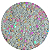 Glitter Coracão Branco Holográfico - Imagem 1