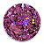 BioGlitter Flocado Rosa Holográfico Multifuncional Make A 3g - Imagem 1