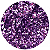 Glitter Flocado Confetinho Lilas - Imagem 1
