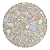 Glitter em Gel Branco Holográfico 3g - Imagem 1