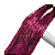 Cabelo Mechas Sintético Holografico Rosa Pink - Imagem 1
