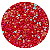 Glitter Flocado Confete Laranja - Imagem 1