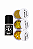 Kit Brilhow 3 Glitter + Cola Glitter Make A - Imagem 1