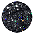 Glitter Preto Midnight Holográfico 3g - Imagem 1
