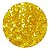 Glitter Mini Confete Flocado Amarelo Bright - Imagem 1