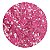 Glitter Mini Confete Flocado Rosa Flamingo - Imagem 1