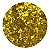 Glitter Mini Confete Flocado Dourado Luz de Ouro - Imagem 1