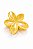 Presilha Piranha Holografica Flor G Amarela - Imagem 1