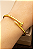 Pulseira Bracelete Aço Dourado Prego - Imagem 1