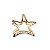 Presilha Piranha Estrela Metal Dourado - Imagem 1