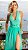 Conjunto feminino azul body/maiô e saia de praia - Imagem 3