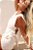 Conjunto feminino off white short e regata crepe e algodão - Imagem 3