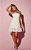 Vestido feminino branco curto de laise com alça - Imagem 3