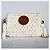 Bolsa clutch de luxo de crochet offwhite - Imagem 1