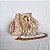 Bolsa clutch de luxo fascination crochet dourada bege - Imagem 2