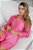 Camisa feminina rosa de musseline - Imagem 4