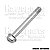 PARAFUSO FLANGE 12X98 - 92153-1831 - Imagem 1