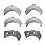 KIT BRONZINA VIRABREQUIM PRETA NINJA 250R - Imagem 1