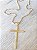 Colar Crucifixo Liso - Imagem 1