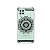 Capinha (transparente) para Galaxy A22 4G - Mandala Preta - Imagem 1